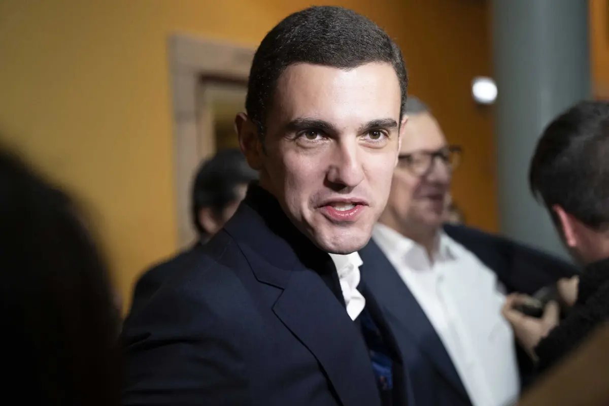 O cabeça de lista da Aliança Democrática (AD) às europeias, Sebastião Bugalho