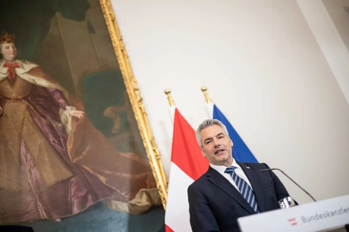 O chanceler austríaco, Karl Nehammer