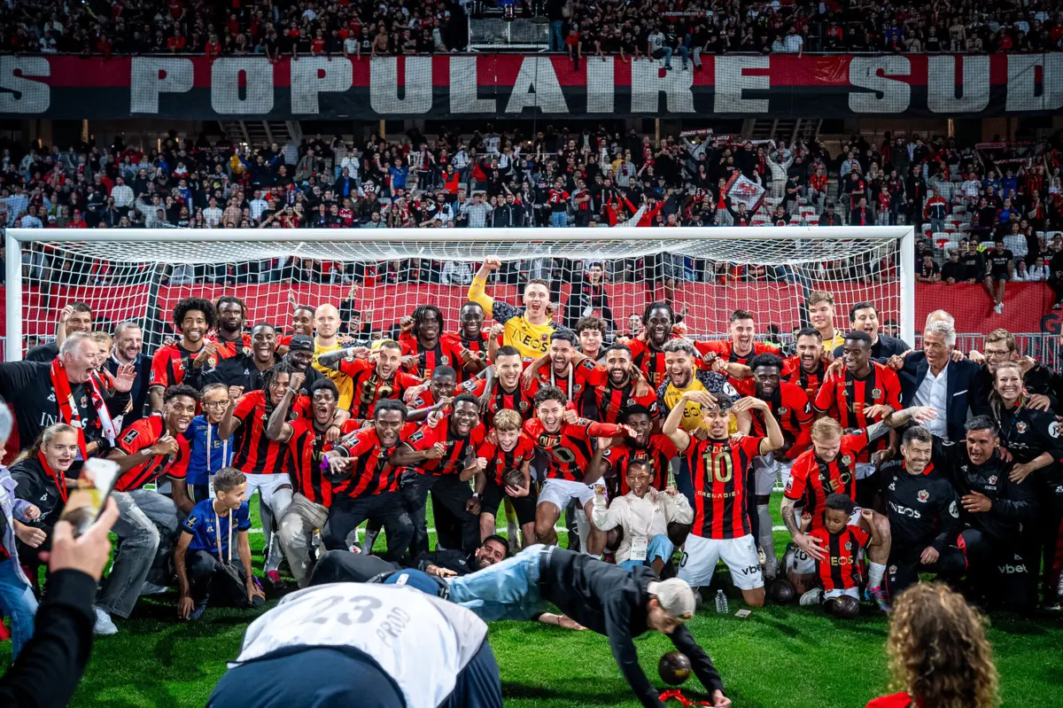 Nice ficou no quarto lugar do campeonato francês