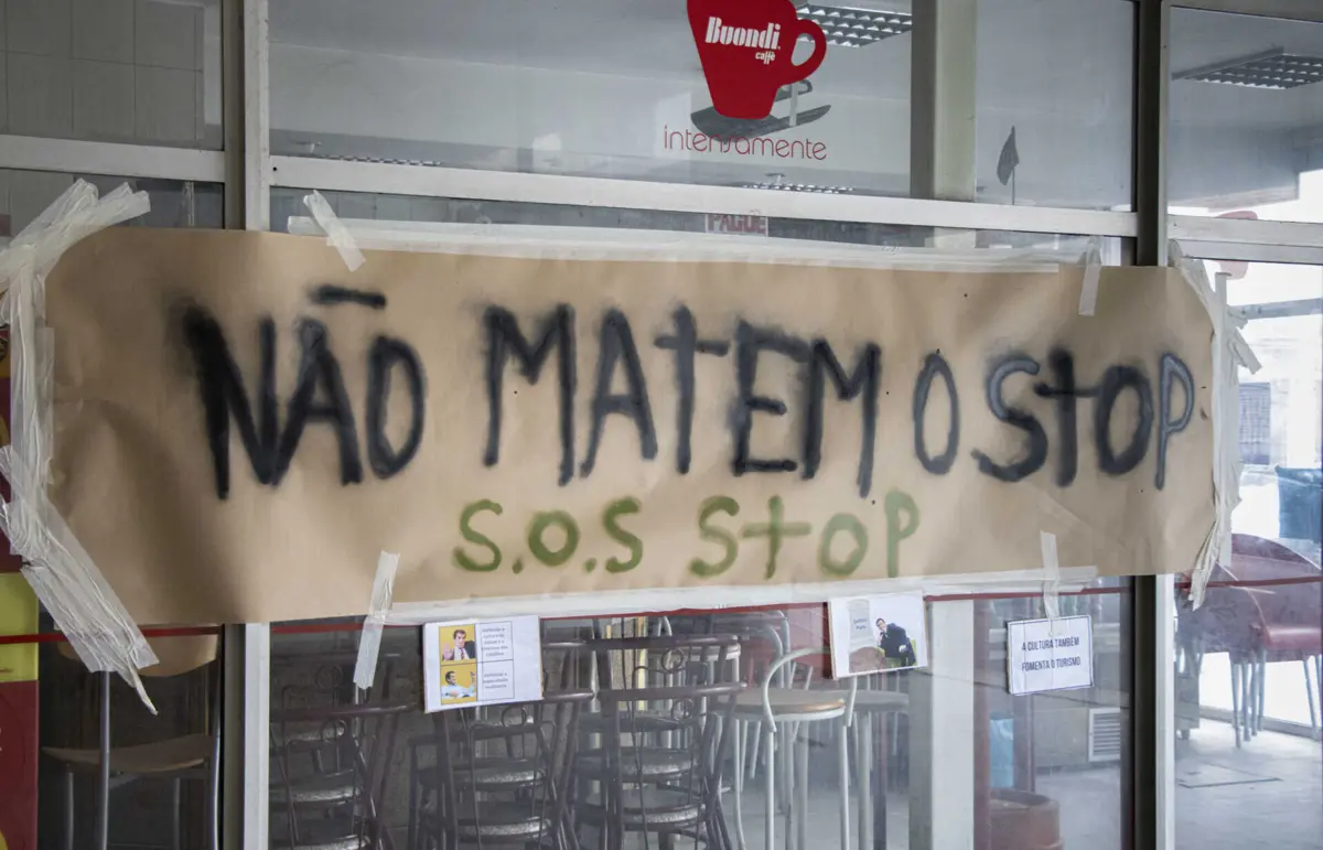 Maioria das frações do STOP ficou selada, deixando quase 500 artistas e lojistas sem terem para onde ir