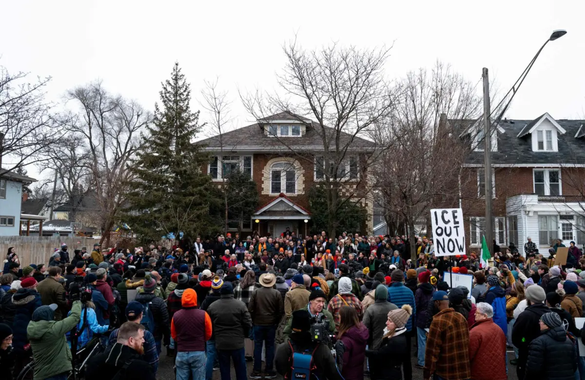 As manifestações prosseguiram em Minneapolis e na cidade vizinha de St. Paul