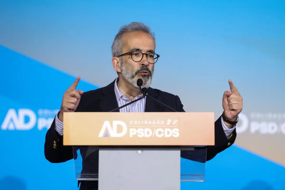 O cabeça de lista da AD pelo Porto, Paulo Rangel