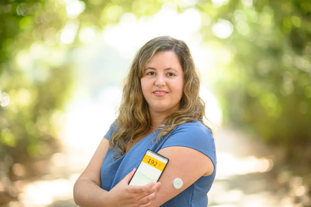 Sara Meleiro começou a usar o dispositivo mesmo antes de ser comparticipado e controla melhor a doença