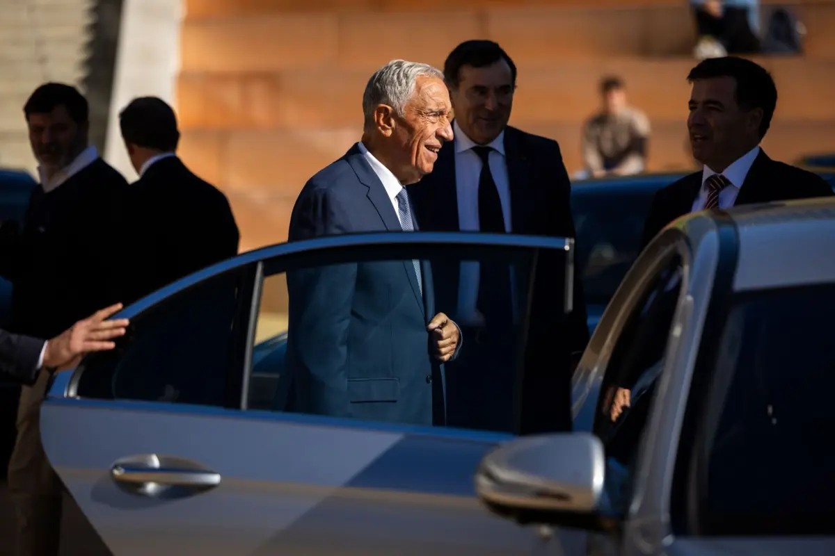 Marcelo Rebelo de Sousa esteve no Campus de Carcavelos da Universidade Nova de Lisboa