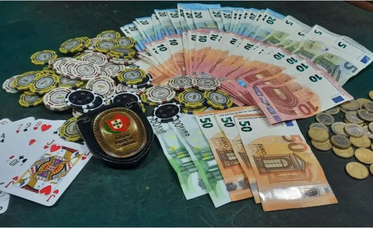 Imagem de contexto do artigo Associação escondia casino ilegal em Setúbal. Sete pessoas foram detidas em flagrante