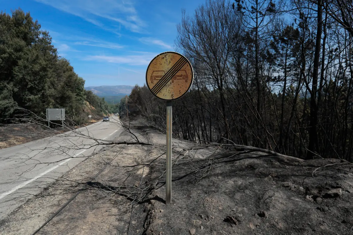 Incêndio em Silvares, no concelho do Fundão