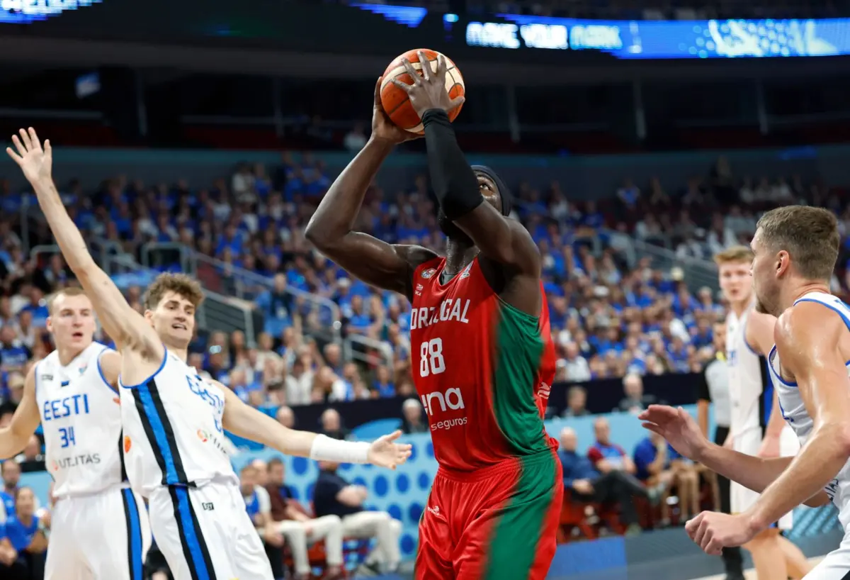 Neemias Queta em destaque no Eurobasket