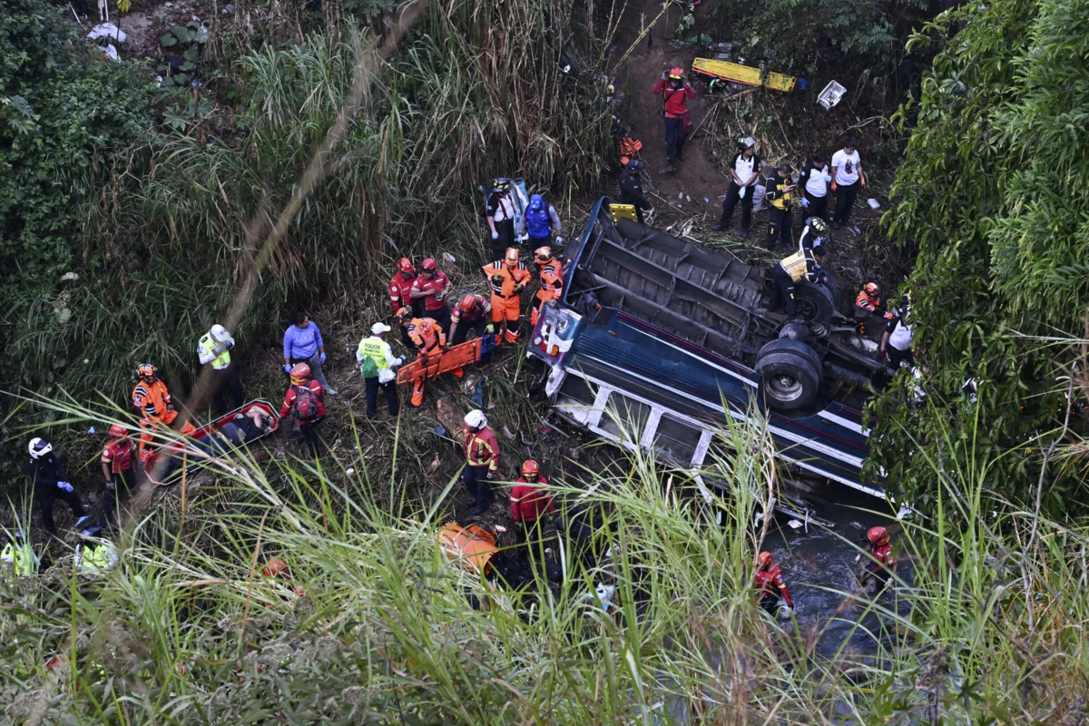 O autocarro tinha saído de San Agustin Acasaguastlan