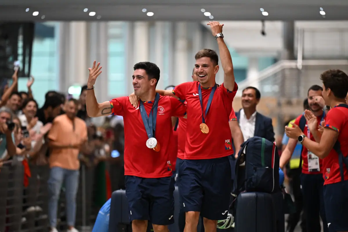 Iúri Leitão e Rui Oliveira aterraram em Portugal esta segunda-feira