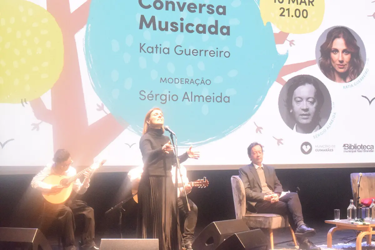 Kátia Guerreiro no Teatro Jordão, em Guimarães
