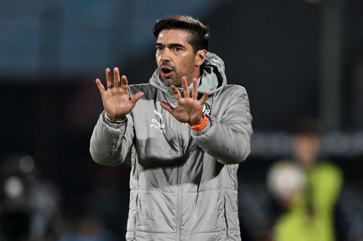 Abel Ferreira no comando técnico do Palmeiras