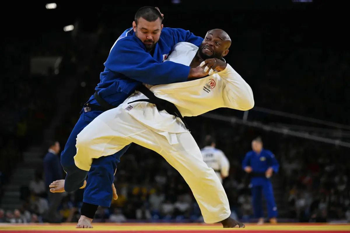 Jorge Fonseca foi eliminado dos Jogos Olímpicos pelo campeão em título, Aaron Wolf