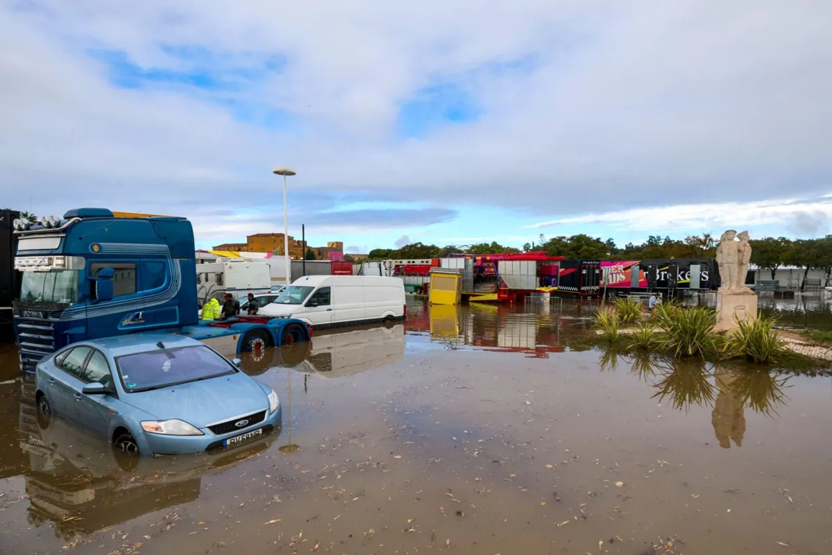Inundações na manhã de quarta-feira em Faro