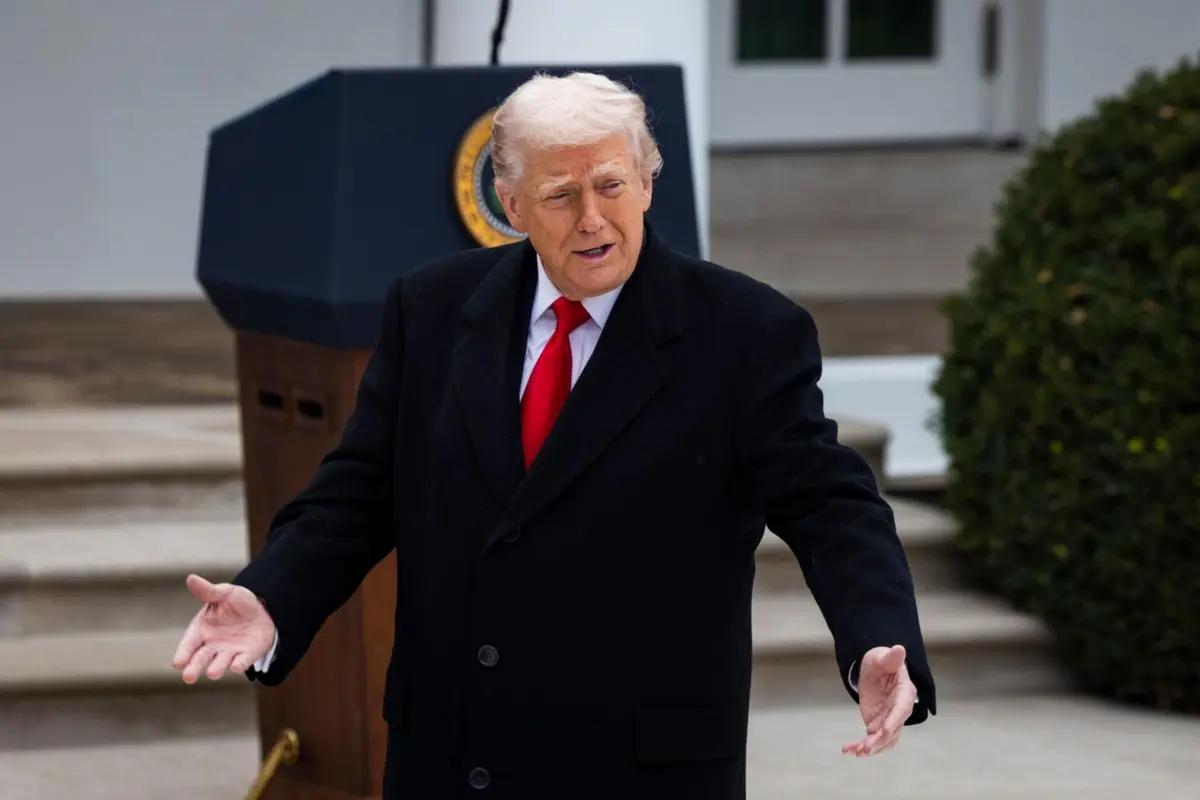 O presidente dos Estados Unidos Donald Trump