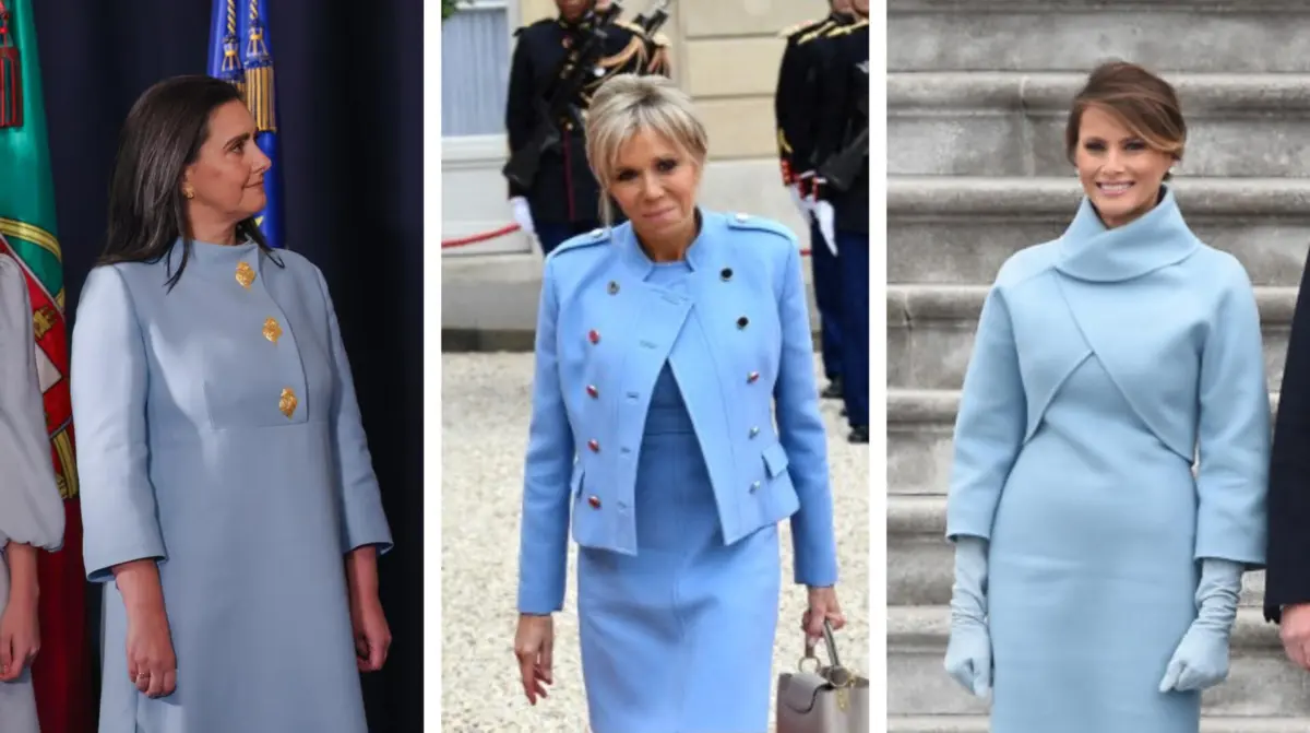 Margarida Maldonado Freitas, Brigitte Macron e Melania Trump