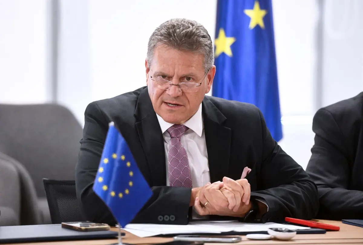 Maros Šefčovič, comissário europeu do Comércio