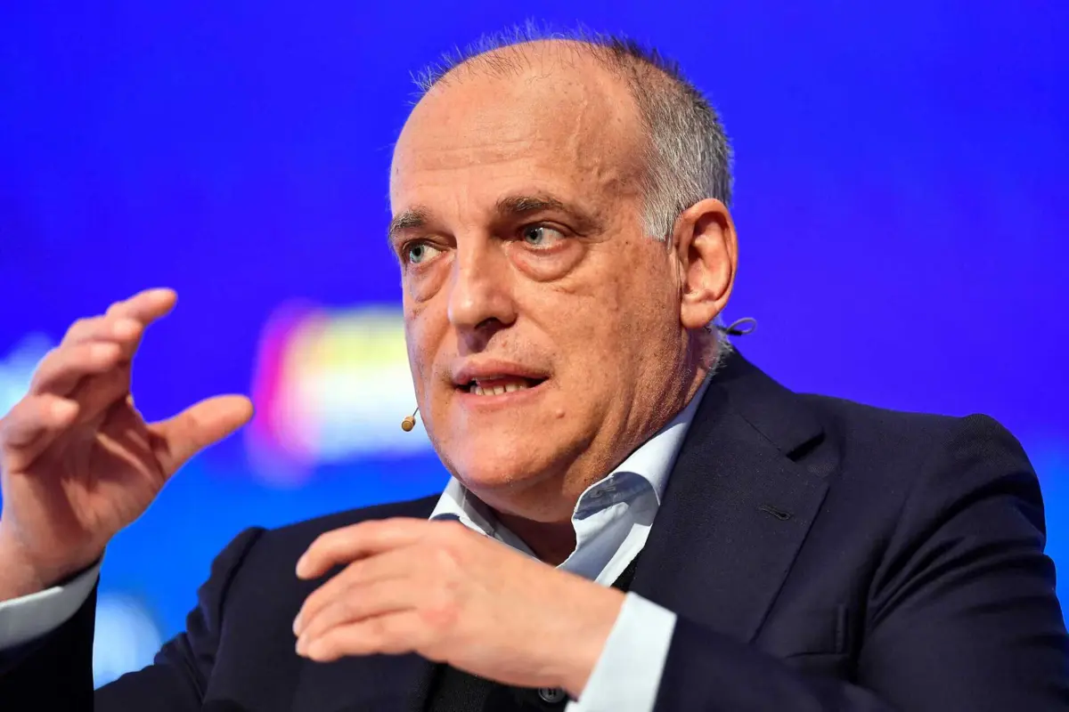 Javier Tebas, presidente da Liga Espanhola