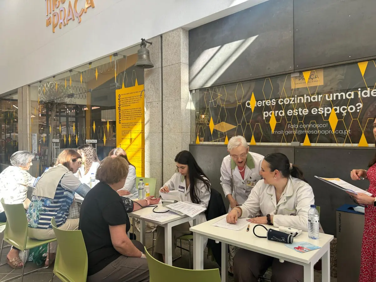 A iniciativa decorreu no mercado municipal de Braga