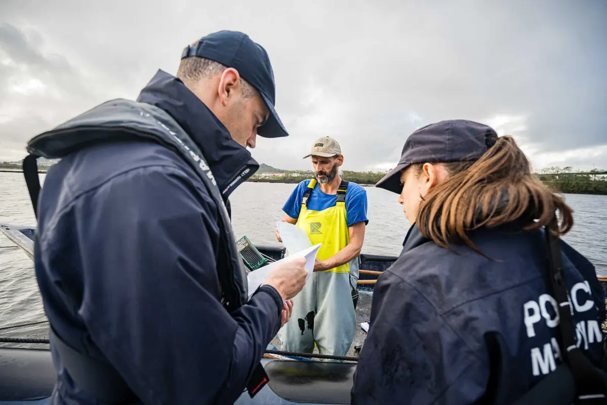 Polícia Marítima verifica, por norma, “as questões de segurança, o licenciamento, as artes e as quantidades capturadas”