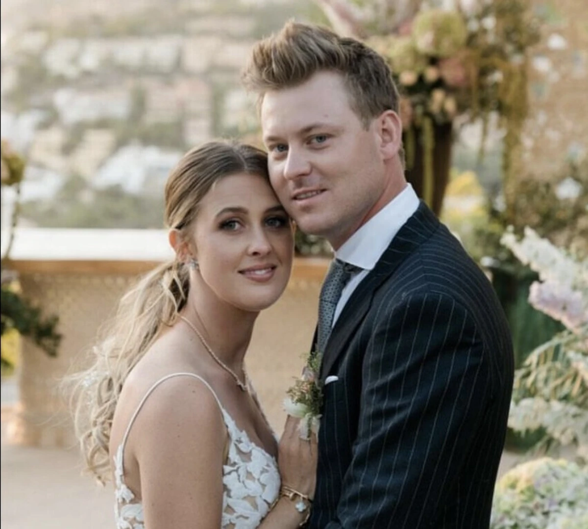 Gina Schumacher disse "sim" a Ian Bethke na propriedade da família