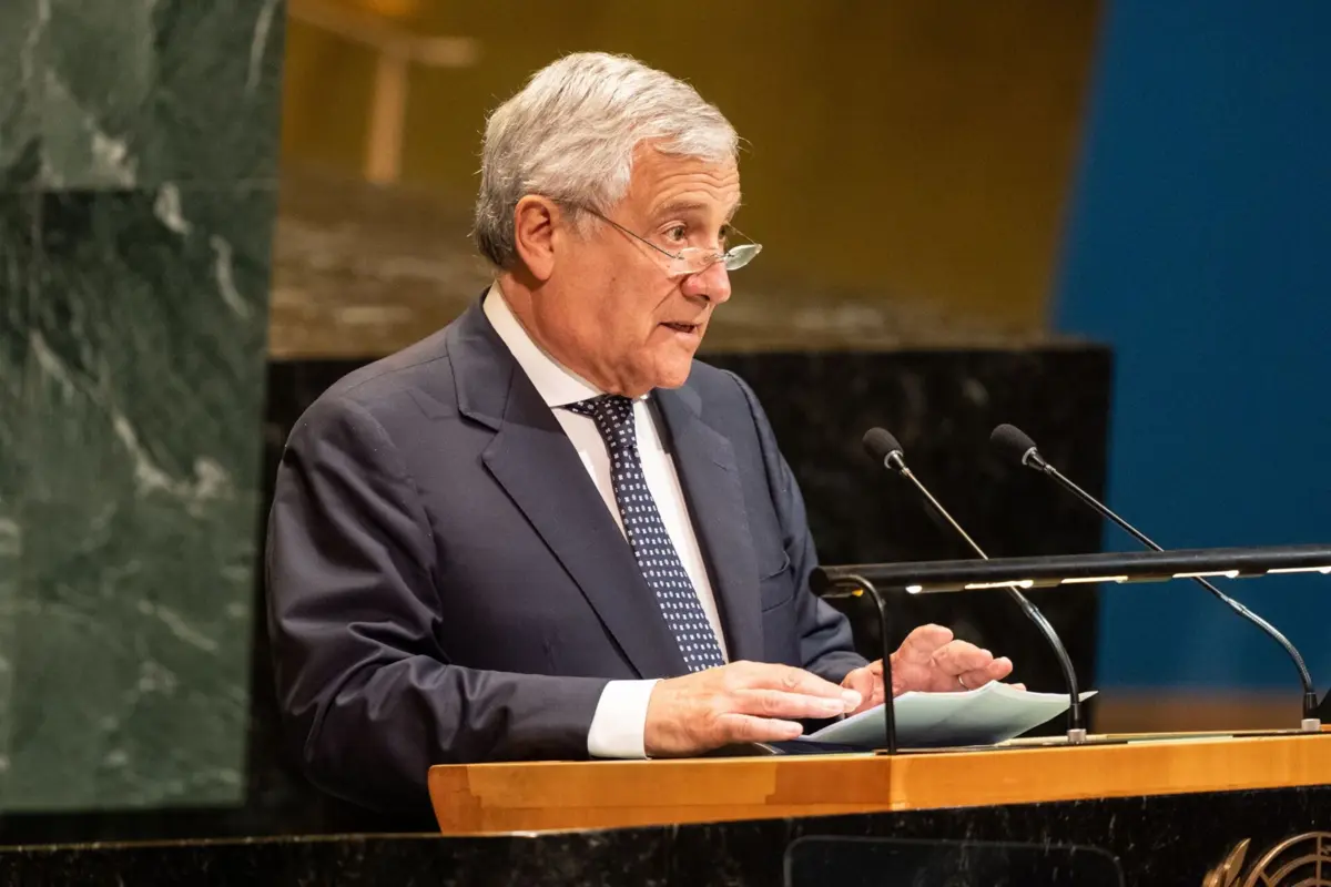 O ministro dos Negócios Estrangeiros italiano, Antonio Tajani