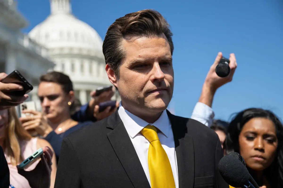 O congressista da Florida, Matt Gaetz.