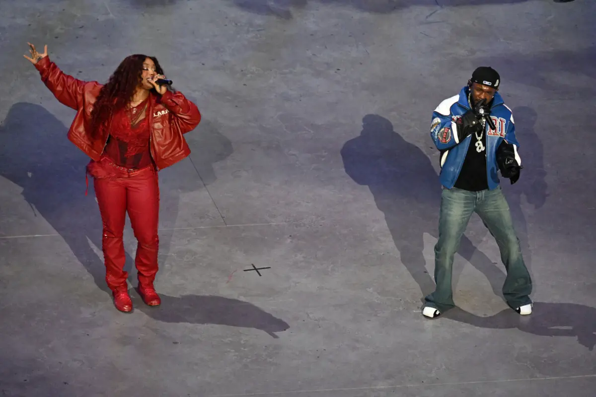 Kendrick Lamar e SZA atuaram juntos no Estádio do Restelo