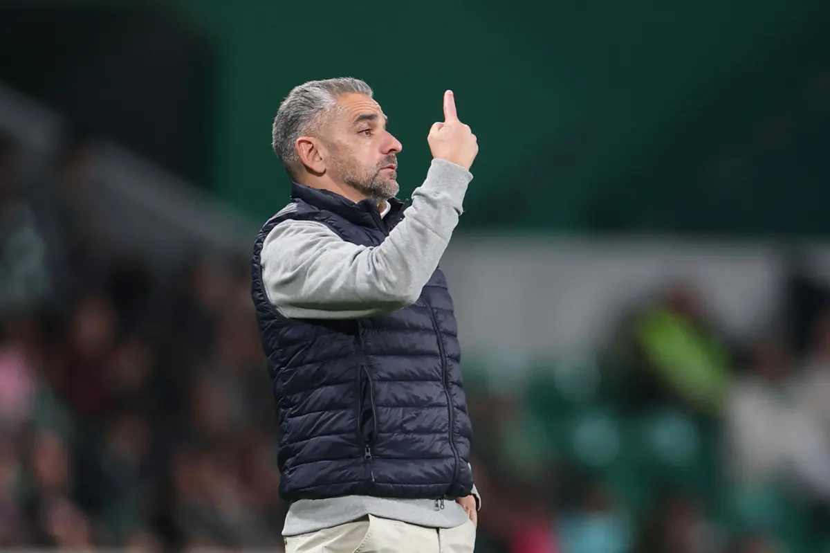 Rui Borges, treinador do Sporting