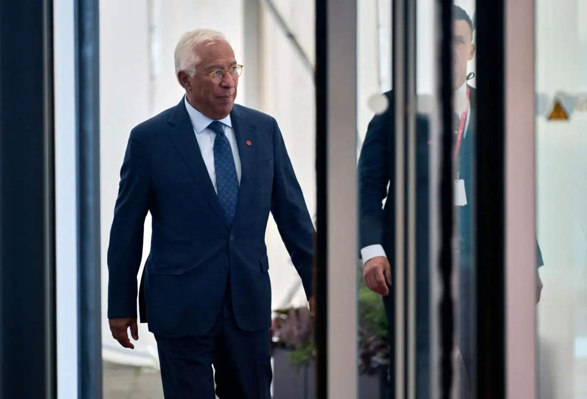 O presidente do Conselho Europeu, António Costa