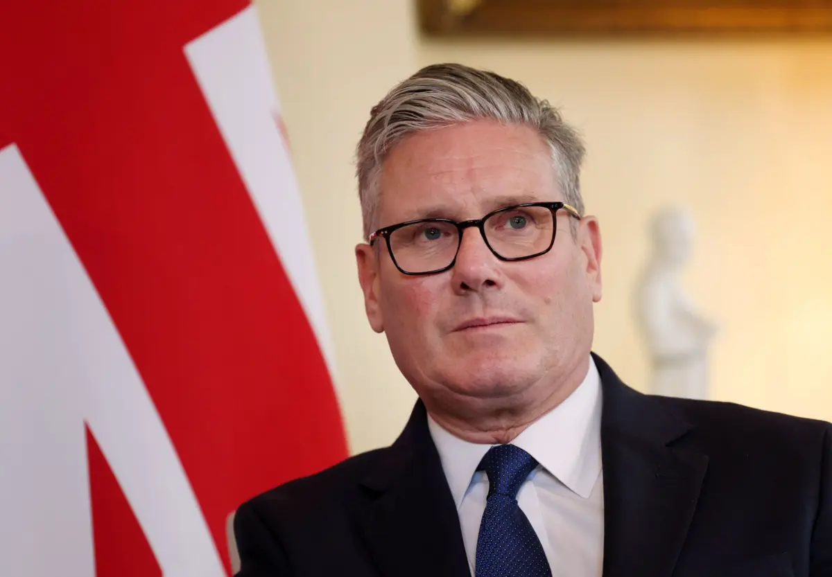 O primeiro-ministro britânico Keir Starmer