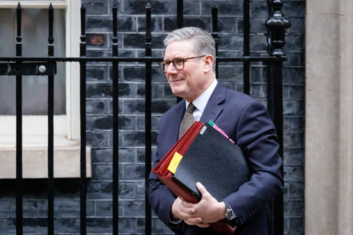 O primeiro-ministro britânico Keir Starmer