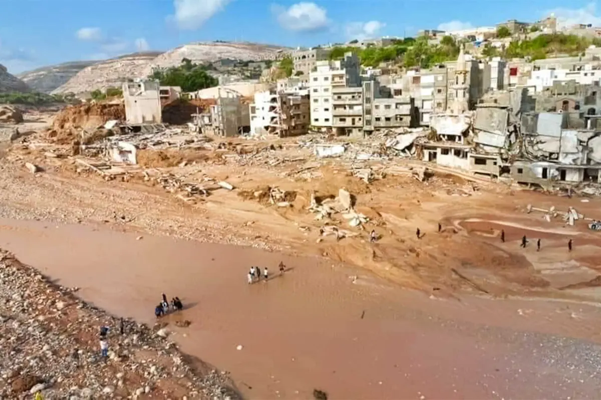 Imagem de contexto do artigo Cheias na Líbia: número de mortos em Derna pode subir para 20 mil