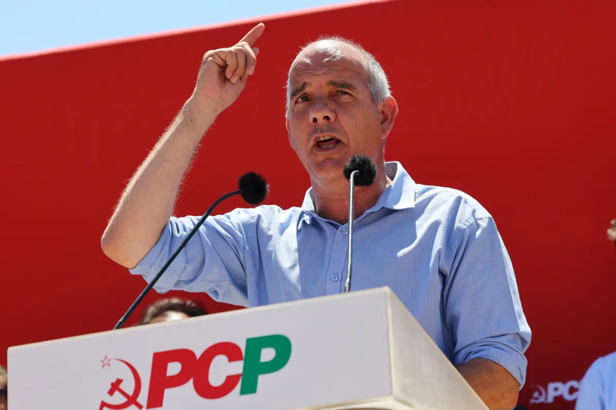 O secretário-geral do PCP, Paulo Raimundo