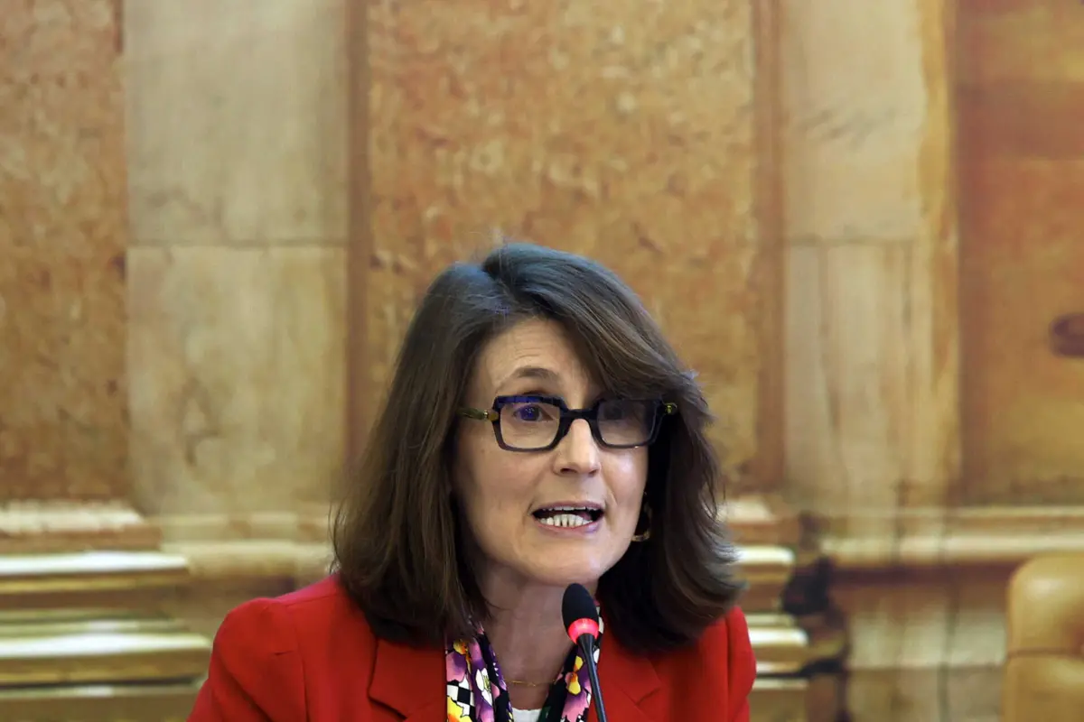A ministra Catarina Sarmento e Castro está a ser ouvida no Parlamento