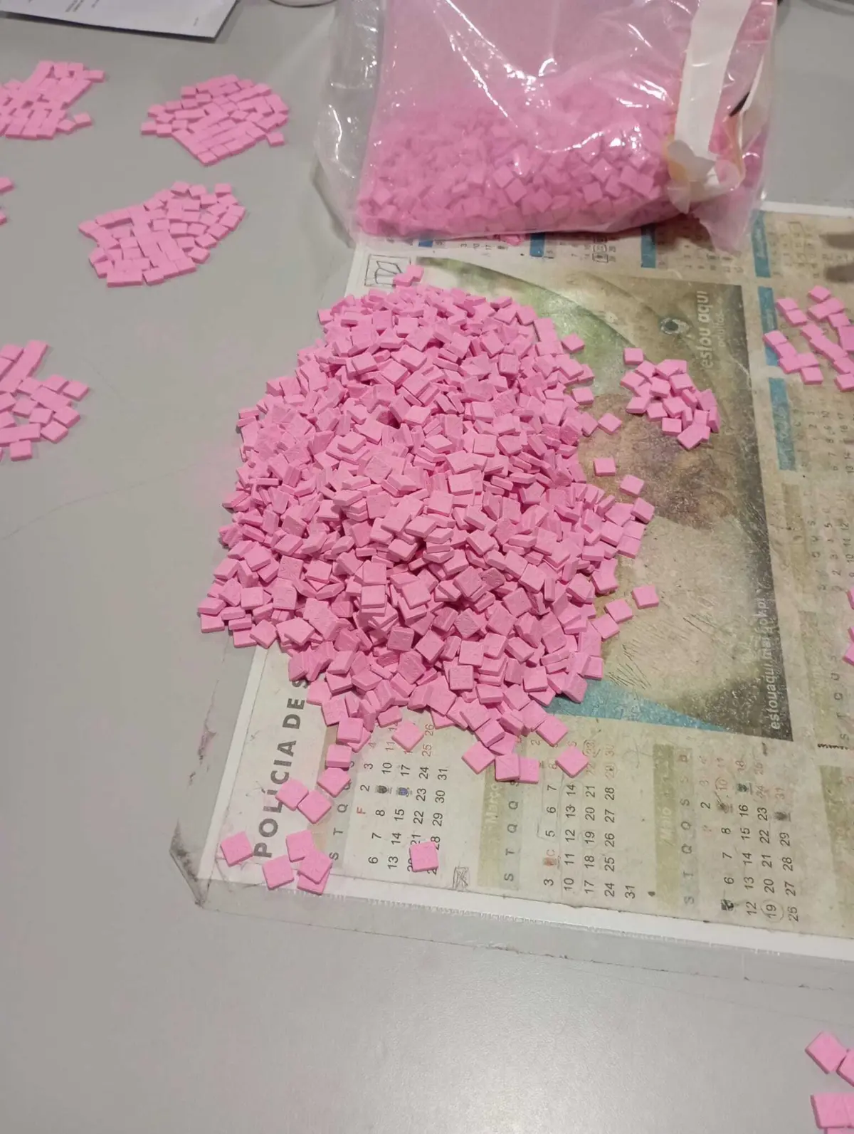 PSP apreendeu 4841 comprimidos de MDMA, ou ecstasy