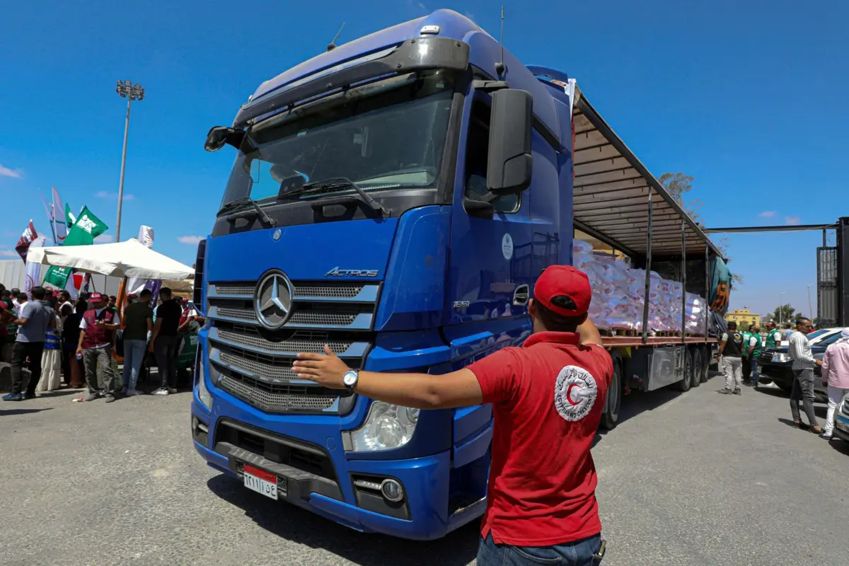 A passagem de Kerem Shalom, localizada entre o Egito, Gaza e Israel, é controlada em exclusivo pelos israelitas