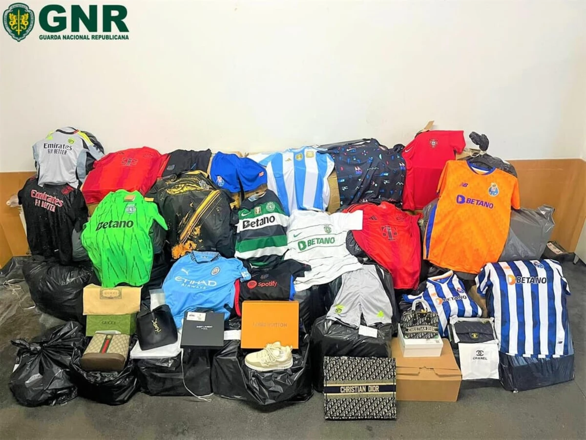 Imagem de contexto do artigo GNR apreendeu 10 mil artigos contrafeitos em Vila do Conde