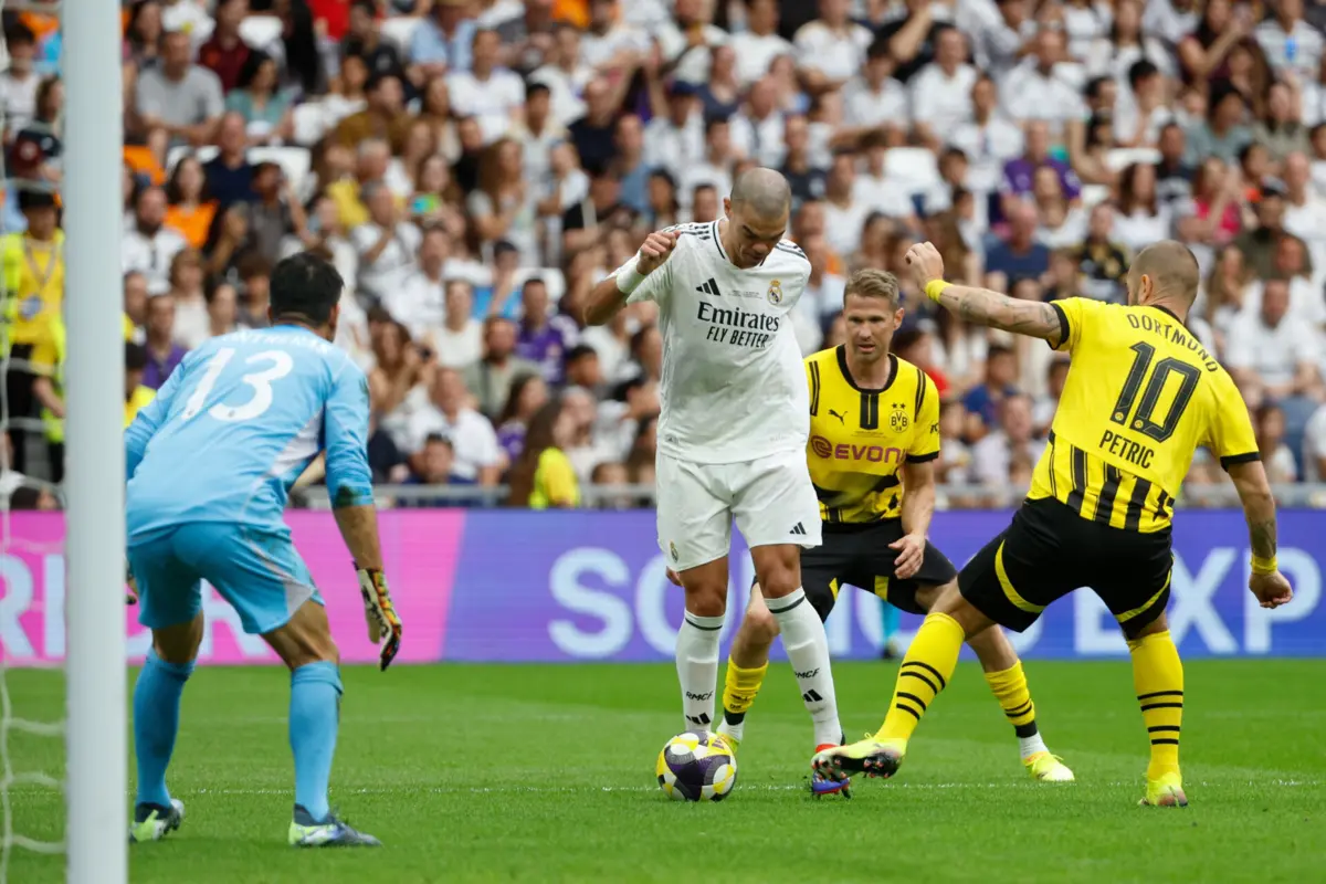 Pepe participou num jogo de lendas