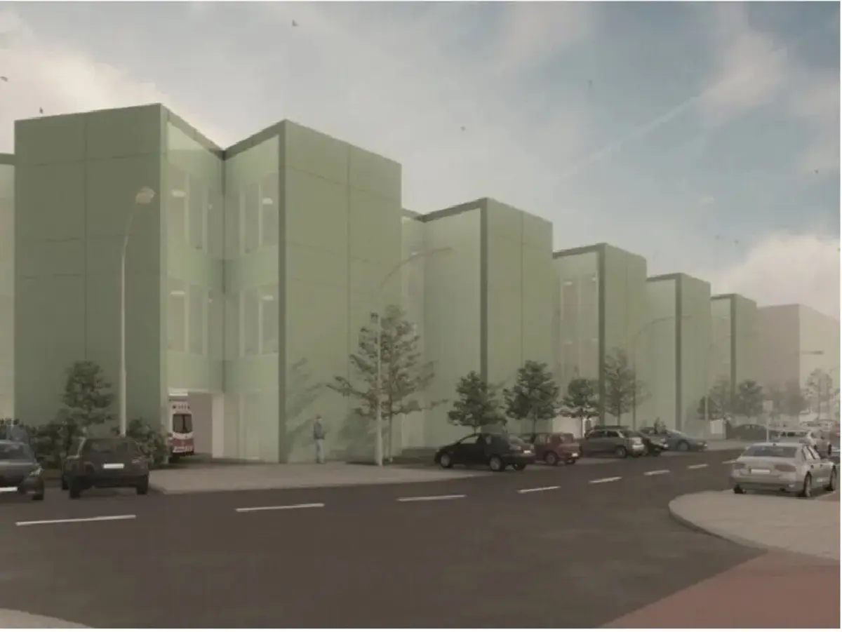Imagem virtual da futura unidade de pré-hospitalização da Costa