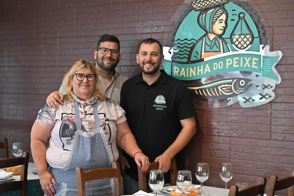 Rosa Alexandre, Fábio e João, uma família à frente do restaurante Rainha do Peixe