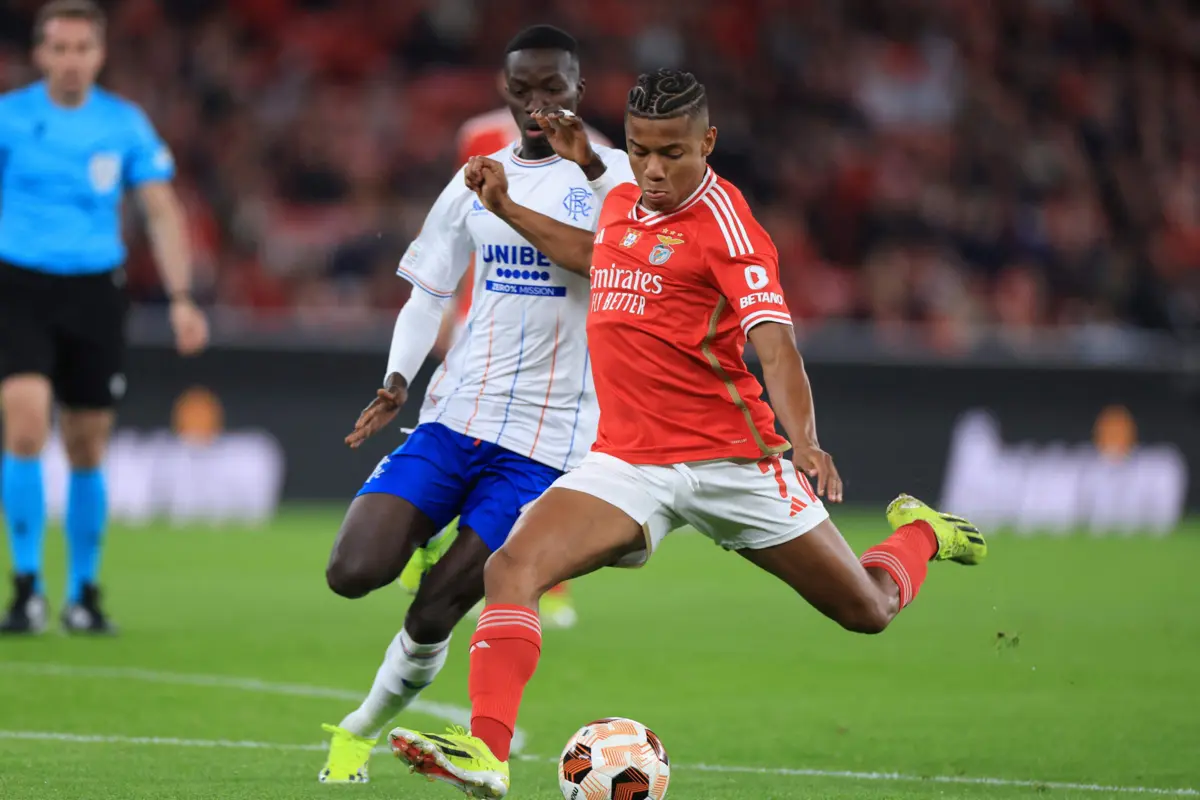 David Neres, jogador do Benfica