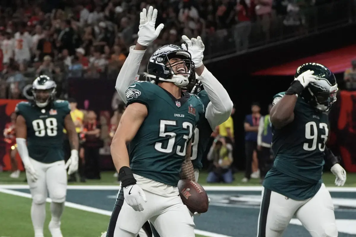 A festa há muitos estava a ser feita pelos Philadelphia Eagles, que repetiram o triunfo de 2018, então face aos New England Patriots (41-33)