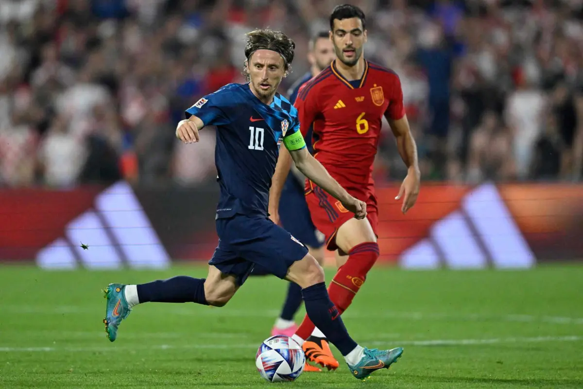 Modric voltou a comandar o meio-campo da seleção croata