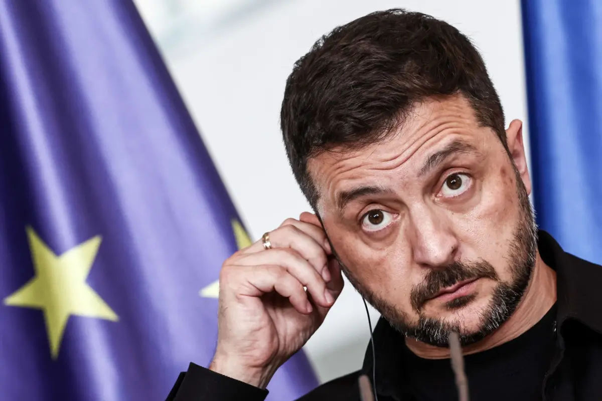 O presidente ucraniano, Volodymyr Zelensky