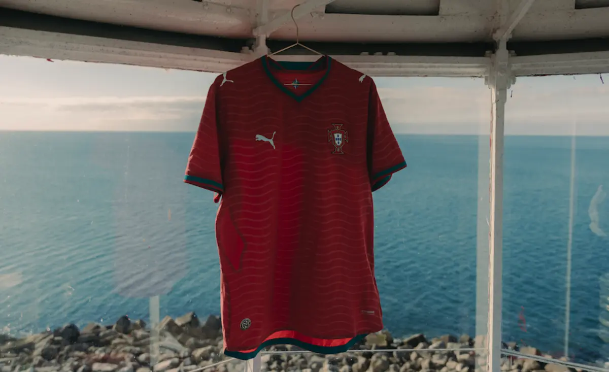 Nova camisola de Portugal representa a importância do mar para o país