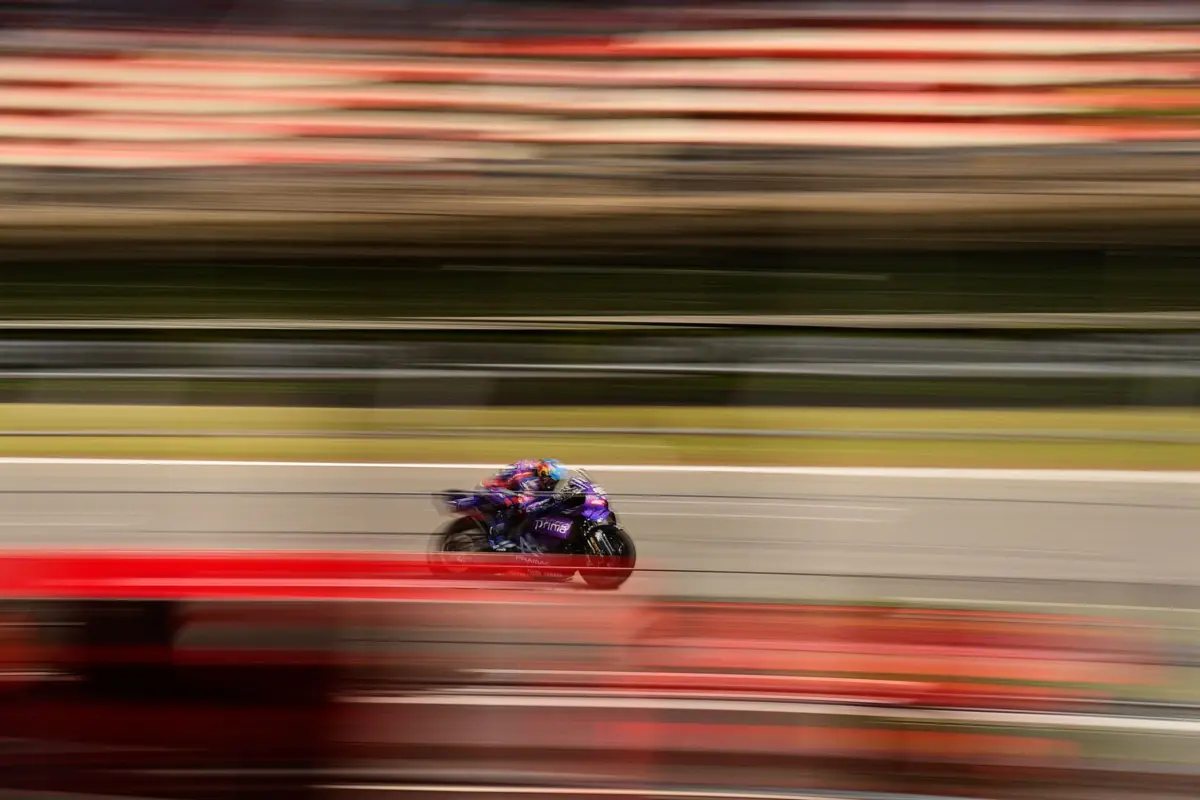 Falcão na pista da Catalunha