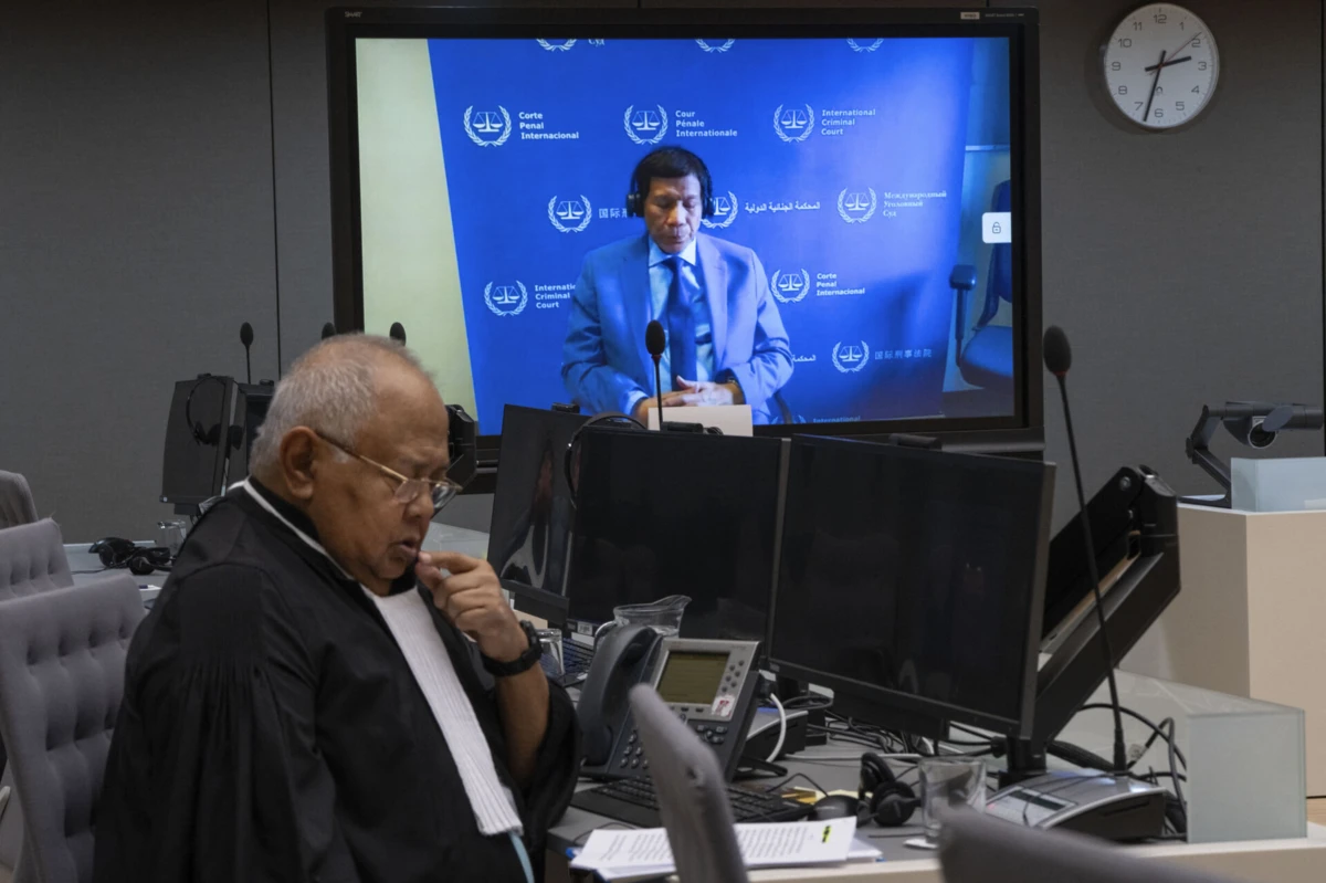 O ex-presidente das Filipinas, Rodrigo Duterte