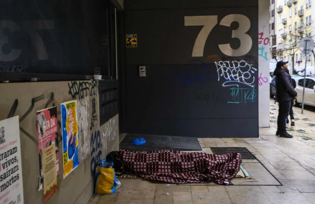 No final de 2023, estavam 3378 pessoas em situação de sem-abrigo em Lisboa