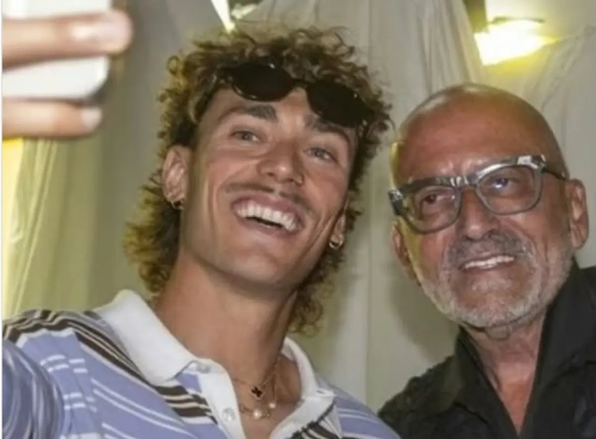 Ricardo Mangas quis tirar uma foto com Manuel Luís Goucha