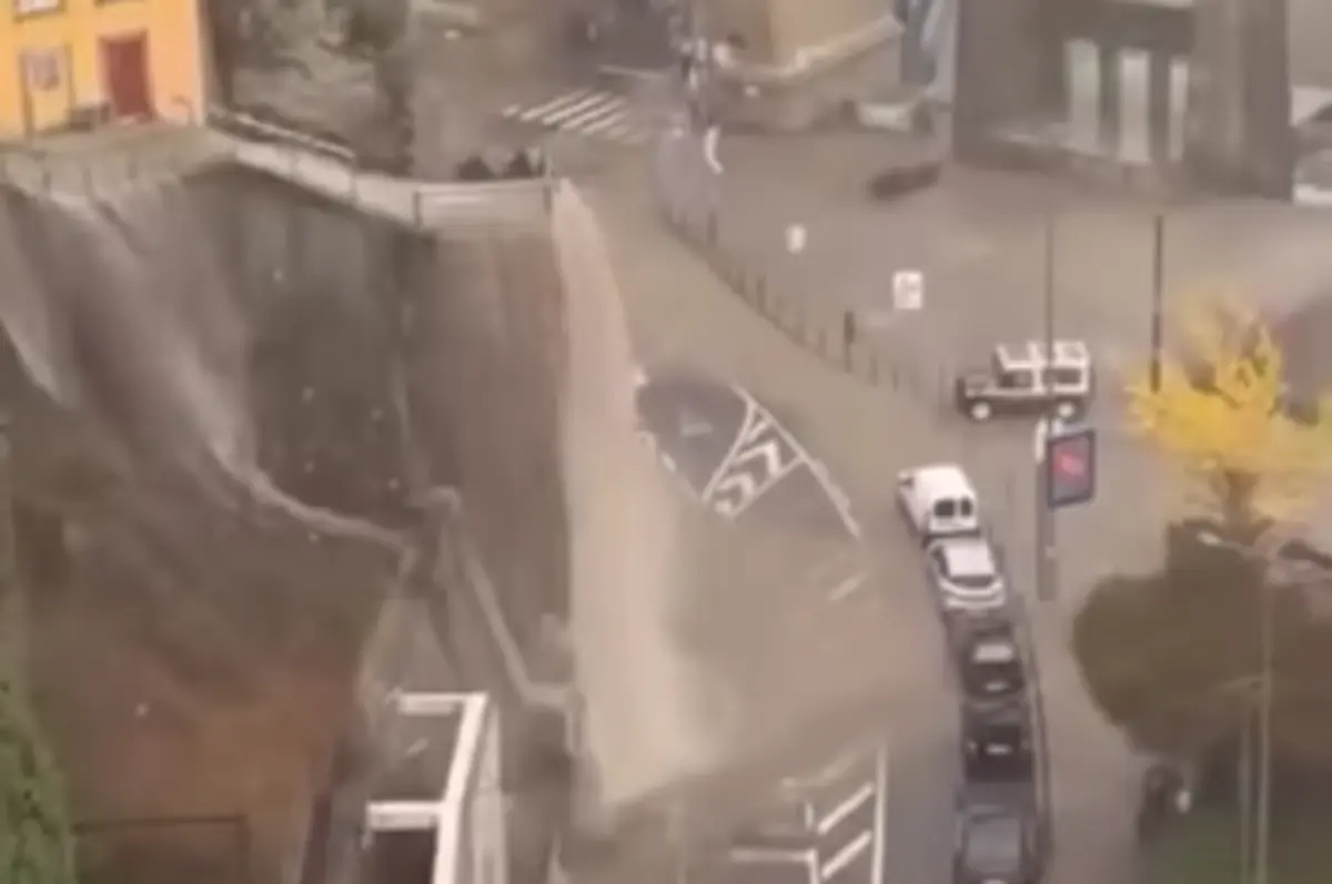 A avenida Gustavo Eiffel foi encerrada ao trânsito